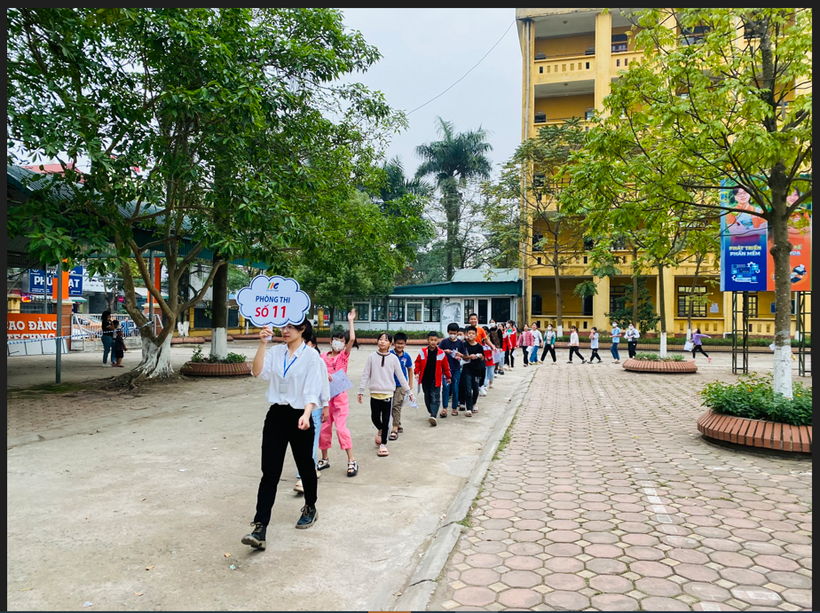 Đông đảo thí sinh tham dự Vòng thi cấp tỉnh tại Vĩnh Phúc, Cuộc thi tiếng Anh TOEFL Challenge - Nguồn ảnh: IIG Việt Nam