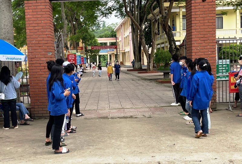 Điểm thi Trường THPT Minh Đài, huyện Tân Sơn.