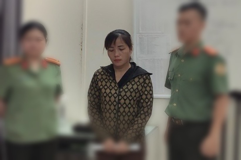 Âu Thị Mạnh bị khởi tố, bắt tạm giam. Ảnh: Công an tỉnh Tuyên Quang 