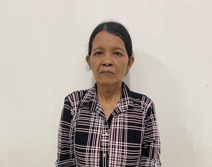 Hà Thị Kim Thoa đã bị bắt giữ sau thời gian dài lẩn trốn. Ảnh: Công an TP Việt Trì