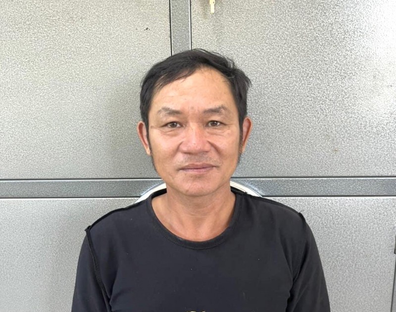 Bùi Văn Cường bị bắt giữ. Ảnh: Công an tỉnh Tuyên Quang