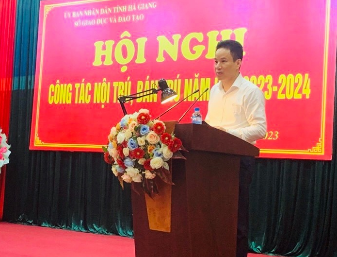Ông Nguyễn Thế Bình, Giám đốc Sở GD&ĐT Hà Giang trước khi bị khởi tố. Ảnh: Sở GD&ĐT tỉnh Hà Giang 