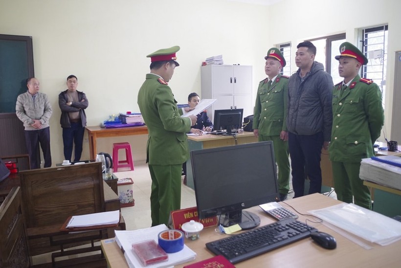 Cơ quan CSĐT khởi tố Hoàng Ngọc Lĩnh. Ảnh: Công an tỉnh Hà Giang