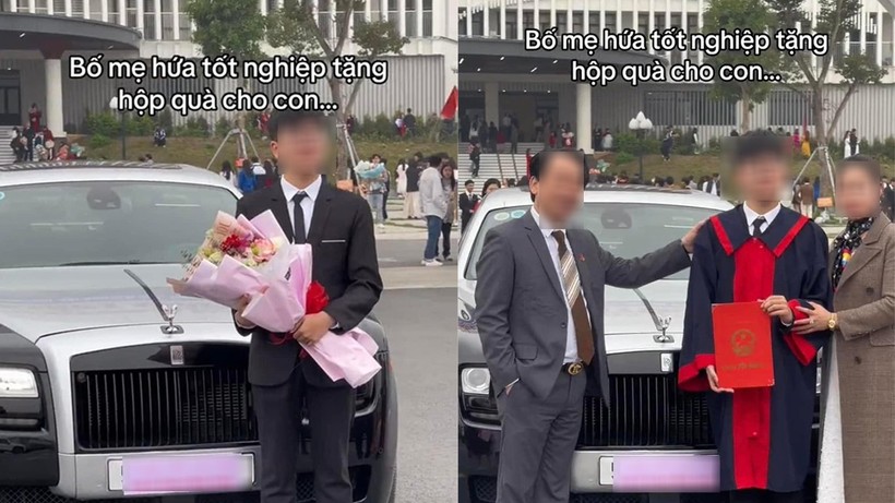 Thông tin bố tặng ‘siêu xe’ cho con trai dịp tốt nghiệp ở Phú Thọ là sai sự thật.
