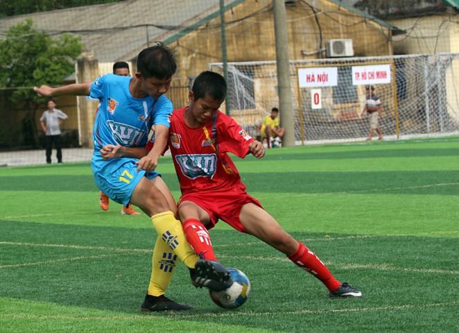 Các đội bóng xứ Nghệ đang chiếm ưu thế tại giải Thiếu niên Toàn quốc 2019.