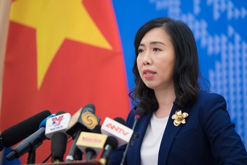Bà Lê Thị Thu Hằng - người phát ngôn của Bộ Ngoại giao Việt Nam.