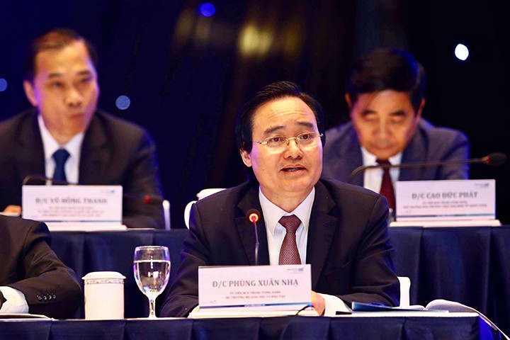 Bộ trưởng Phùng Xuân Nhạ phát biểu tại Diễn đàn cấp cao và Triển lãm Quốc tế về công nghiệp 4.0
