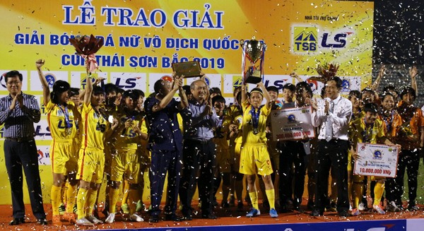 TP.HCM vô địch giải bóng đá nữ VĐQG – Cúp Thái Sơn Bắc 2019.