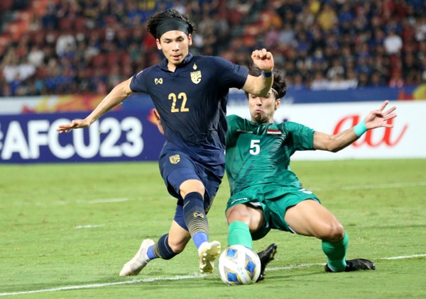 Hòa U23 Iraq, U23 Thái Lan lần đầu tiên vào tứ kết U23 châu Á