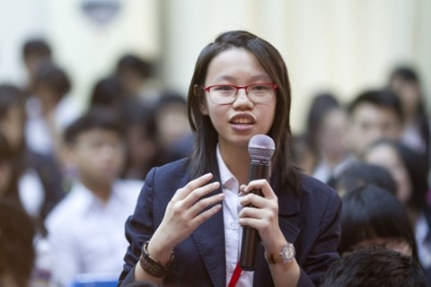 học sinh trường Chu Văn An đã mạnh dạn đưa ra những ý kiến của mình về bạo lực giới