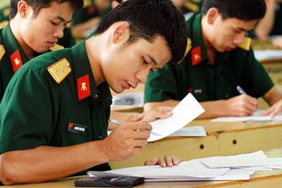 Trường khối quân đội công bố tiêu chí phụ khi xét tuyển