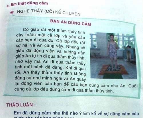 NXB Giáo dục Việt Nam lên tiếng về sách dạy trẻ đi trên thủy tinh