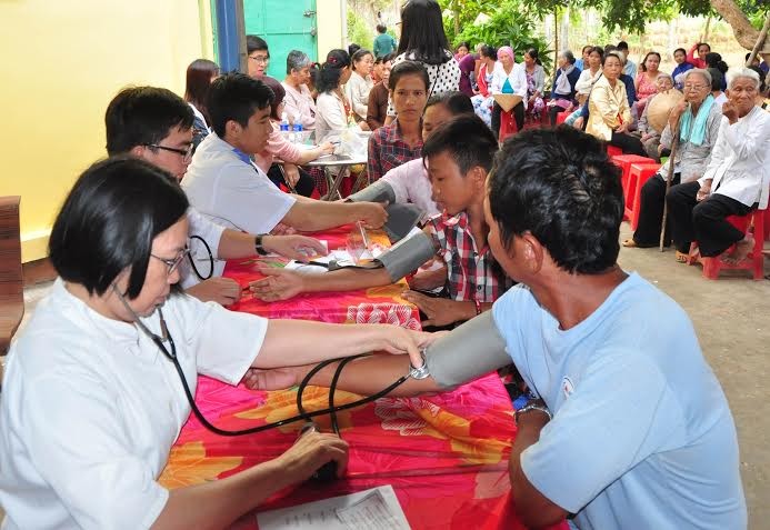 Hoạt động thiện nguyện được Đoàn Trường ĐH Y Dược Cần Thơ phối hợp với các đơn vị và nhà hảo tâm thực hiện