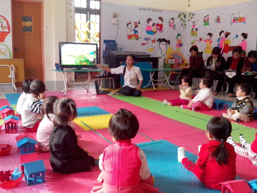 Lai Châu: Tỷ lệ trường mầm non đăng ký đánh giá ngoài cao