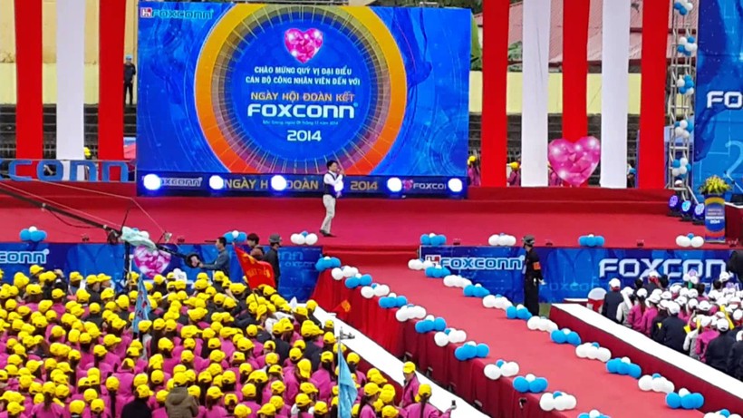 Bắc Ninh: Hơn 5.000 công nhân tham gia “Ngày hội đoàn kết - Foxconn 2015”