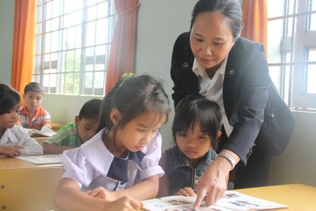 Giảm thấp nhất học sinh dân tộc thiểu số chưa hoàn thành môn Tiếng Việt