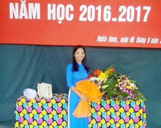 Cô Phạm Thị Thanh Nhàn – giáo viên Trường THPT C Nghĩa Hưng (Nam Định)