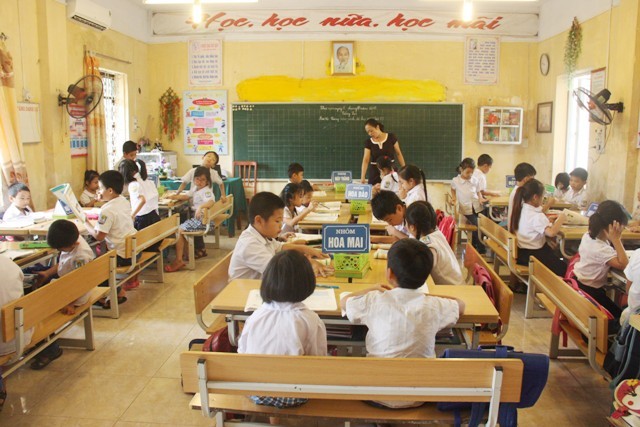 Học sinh Trường tiểu học Đình Bảng 1 (Bắc Binh)