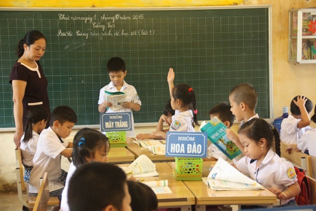Học sinh Trường tiểu học Đình Bảng 1 (Bắc Ninh)