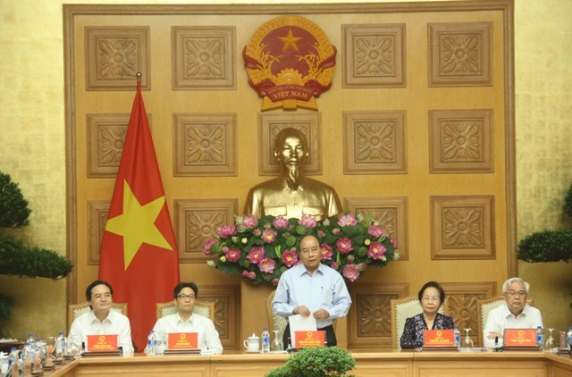 Thủ tướng Chính phủ Nguyễn Xuân Phúc chủ trì phiên họp của Ủy ban quốc gia đổi mới GD&ĐT giai đoạn 2016-2020 và Hội đồng quốc gia Giáo dục và Phát triển nhân lực nhiệm kỳ 2016-2020 chiều 29/5.