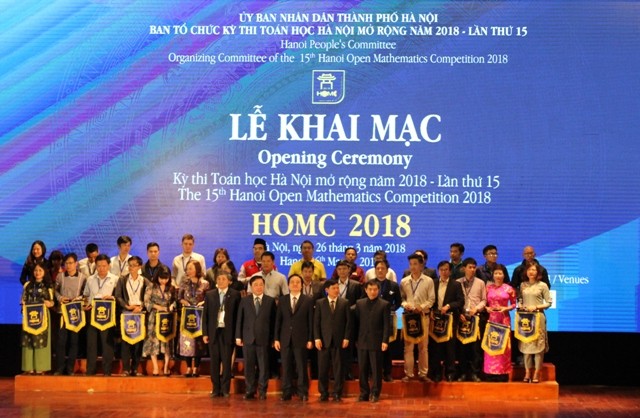 Khai mạc kỳ thi ​Toán học Hà Nội mở rộng năm 2018
