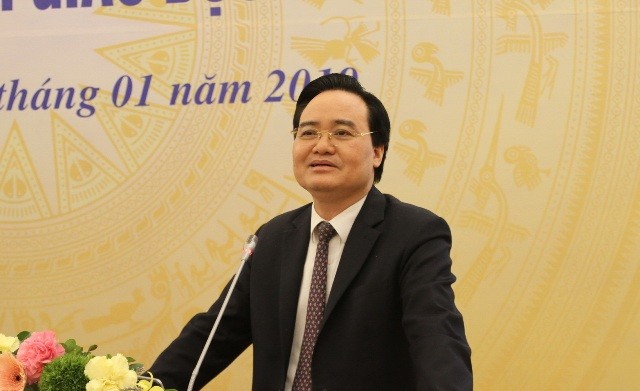 Bộ trưởng Bộ GD&ĐT Phùng Xuân Nhạ phát biểu kết luận hội nghị