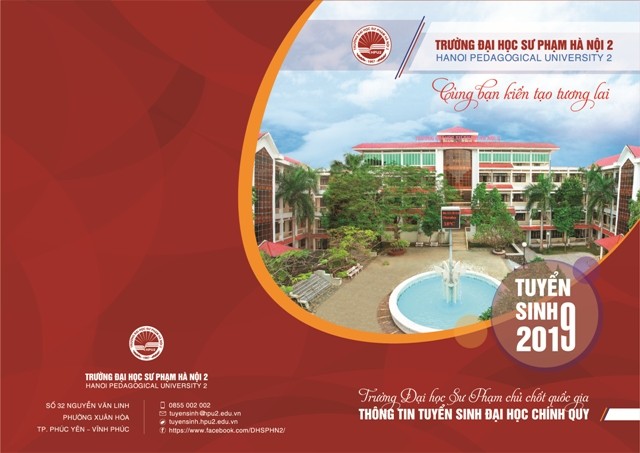 Trường ĐHSP Hà Nội 2 công bố phương án tuyển sinh 2019