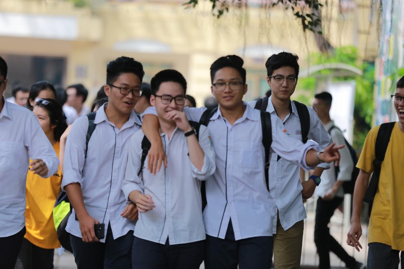 Thí sinh Hà Nội trong kỳ thi THPT quốc gia 2019