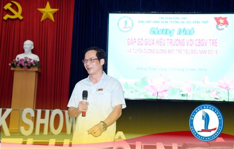 PGS.TS Nguyễn Văn Đệ - nguyên Hiệu trưởng Trường ĐH Đồng Tháp.