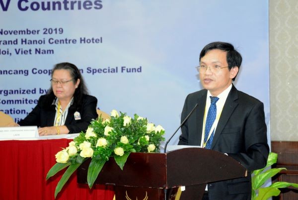 Ông Mai Văn Trinh – Cục trưởng Cục Quản lý chất lượng - Bộ GD&ĐT phát biểu tại hội thảo.