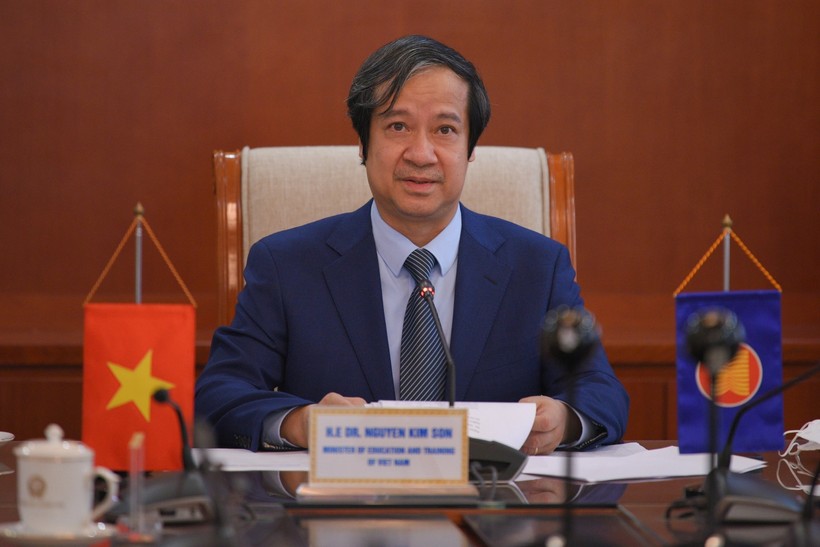 Bộ trưởng Nguyễn Kim Sơn phát biểu tại Hội nghị.