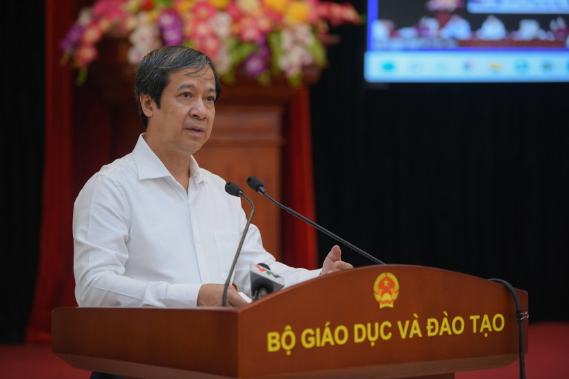 Bộ trưởng Nguyễn Kim Sơn phát biểu kết luận hội nghị.