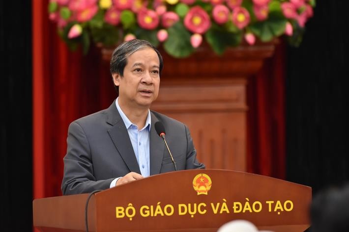 Bộ trưởng Nguyễn Kim Sơn phát biểu tại Hội nghị tổng kết năm 2023, phương hướng nhiệm vụ năm 2024 về công tác thanh tra. 