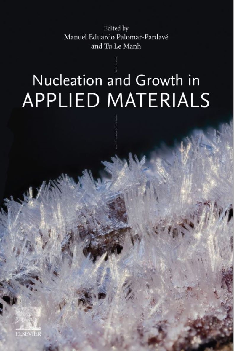 Bìa sách chuyên khảo với tựa đề “Nucleation and Growth in Applied Materials”.