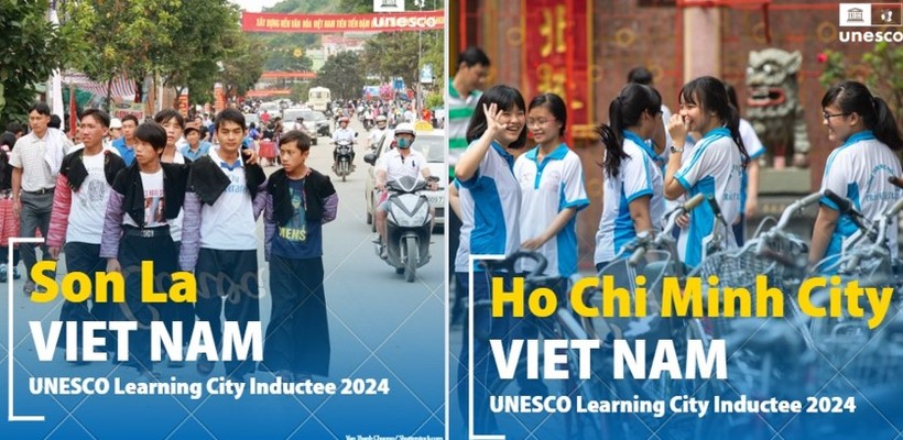Thành phố Hồ Chí Minh và Thành phố Sơn La mới được công nhận là thành viên của mạng lưới các thành phố học tập toàn cầu của UNESCO.