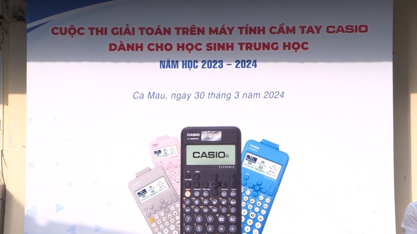 Cuộc thi giải toán trên máy tính cầm tay Casio năm học 2023 - 2024 tỉnh Cà Mau có 159 học sinh tham gia.