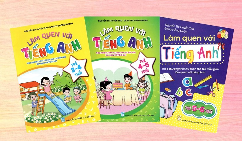 Giới thiệu bộ sách Làm quen tiếng Anh dành cho lứa tuổi mẫu giáo