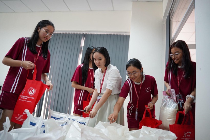 Học sinh Sedbergh Vietnam hưởng ứng tham gia Dự án Giỏ Quà Tết ngay từ những khâu chuẩn bị