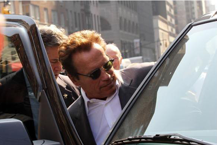 Tài tử Arnold Schwarzenegger, ngôi sao nổi tiếng qua các bộ phim hành động của Hollywood
