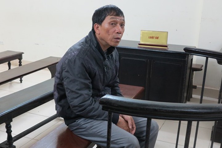 Ông Vũ Văn Huy tại tòa.