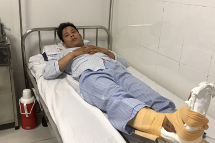 Anh Nguyễn Văn Duẫn, một trong hai nạn nhân kể lại sự việc.
