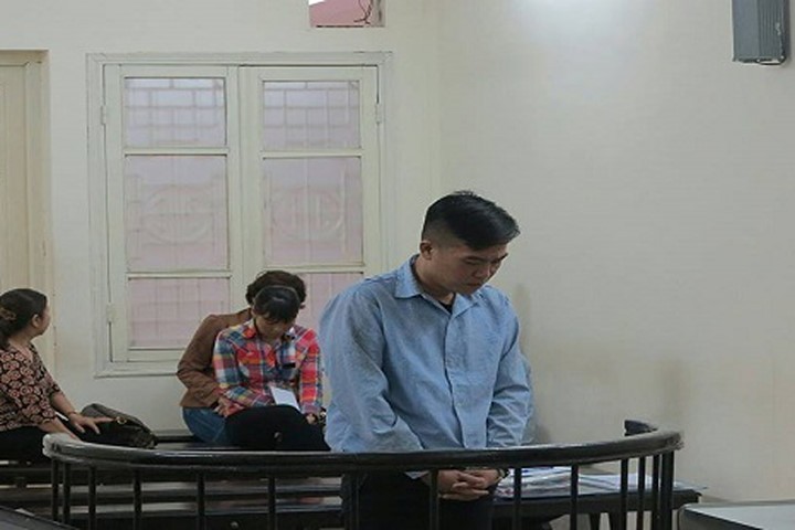 Bị cáo Trần Minh Hải tại phiên tòa xét xử