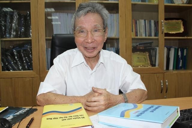 GS Phạm Phụ - một chuyên gia giáo dục đại học hàng đầu của Việt Nam. Ảnh: ĐHQG TPHCM.