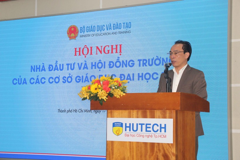 Thứ trưởng Hoàng Minh Sơn phát biểu tại hội nghị