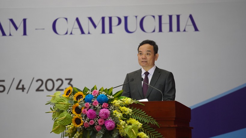 Phó Thủ tướng Chính phủ Trần Lưu Quang phát biểu khai mạc hội nghị.