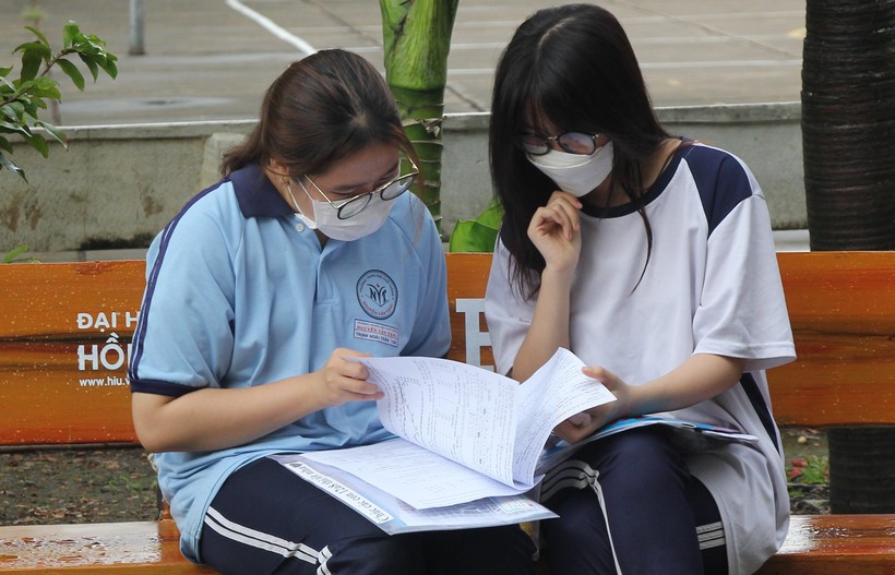 Học sinh tham gia kỳ thi tốt nghiệp THPT năm 2022.