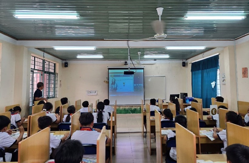Mô hình lớp học số tại Trường tiểu học Trung Lập Thượng (huyện Củ Chi, TPHCM)