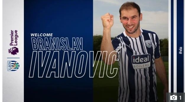 Ivanovic đã trở lại Premier League khoác áo tân binh West Brom. 