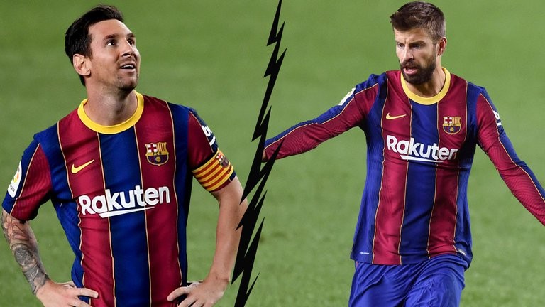 Mối quan hệ giữa Messi và Pique được cho là đã hoàn toàn đổ vỡ.