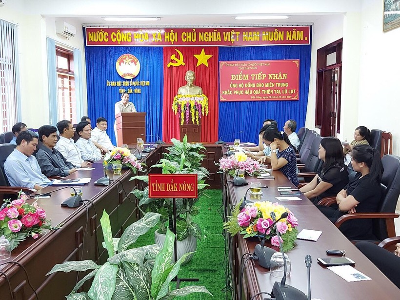 Qua 2 ngày kêu gọi tỉnh Đắk Nông đã quyên góp được hơn 400 triệu đồng ủng hộ đồng bào miền Trung.